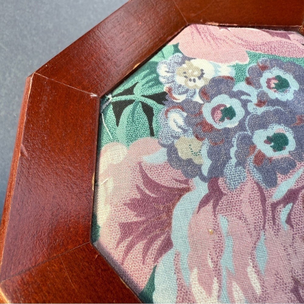 Floral Patterned Scarf with Vintage Wooden Jewellery Box - Picture 9 of 17